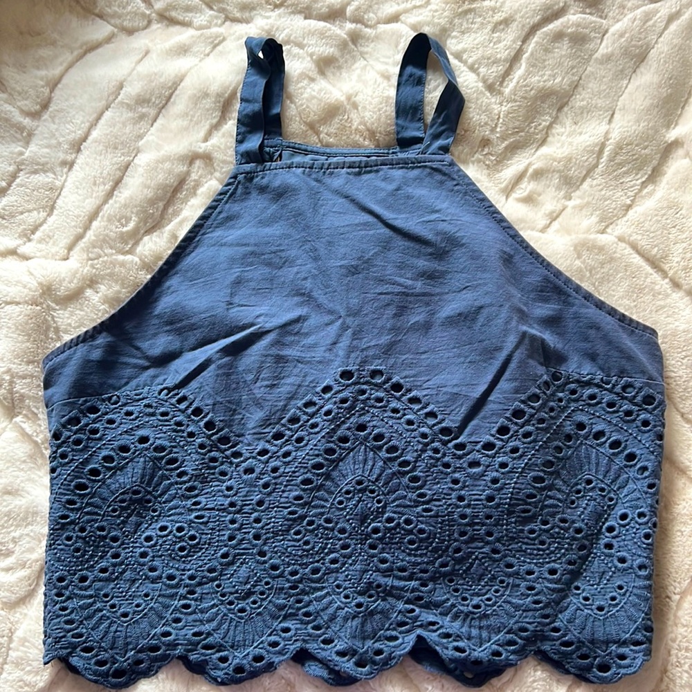 Blue tank top From Abercrombie & Fitch in size Medium